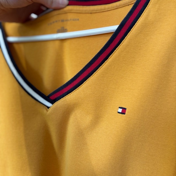 🎉4/30$🎉 Tommy Hilfiger Mustard Yellow Polo Dress - Size Large - Picture 2 of 5